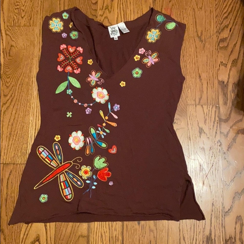Ivy Jane Embroidered Tank Top
